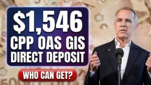 $1,546 OAS Direct Deposit in March 2026 – Check If You’re Eligible for This Canada Payment!