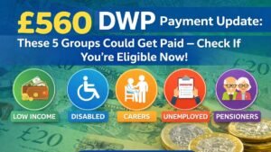 £560 DWP Payment Update: These 5 Groups Could Get Paid – Check If You’re Eligible Now!