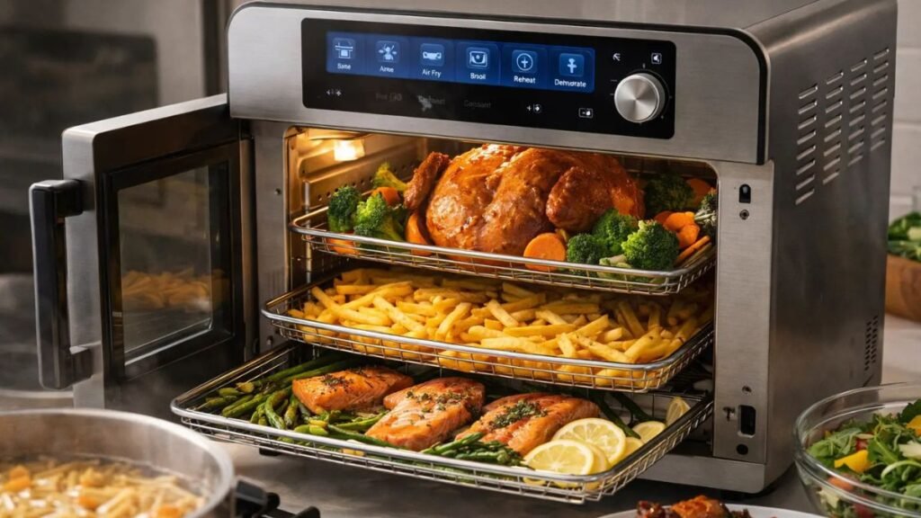 Adiós a la freidora de aire El moderno electrodoméstico que cocina las comidas de diversas formas