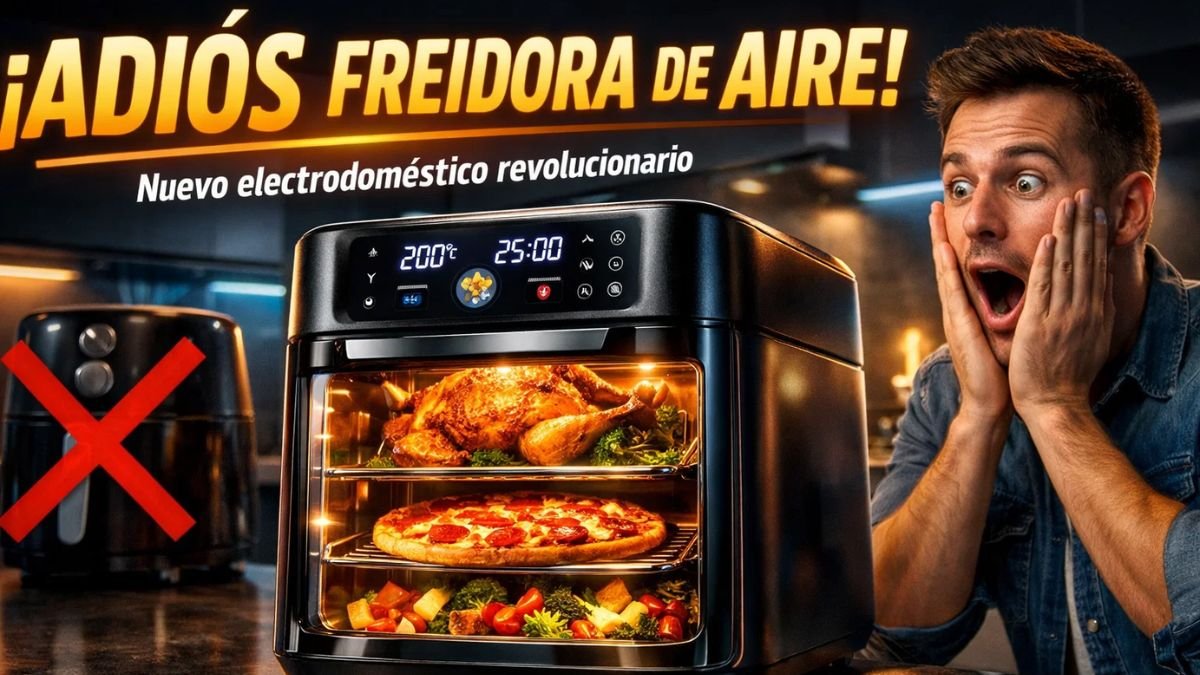 Adiós a la freidora de aire | El moderno electrodoméstico que cocina las comidas de diversas formas