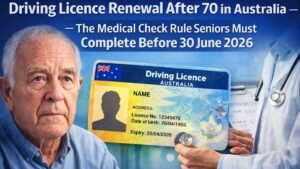 Driving Licence Renewal After 70 in Australia — The Medical Check Rule Seniors Must Complete Before 30 June 2026