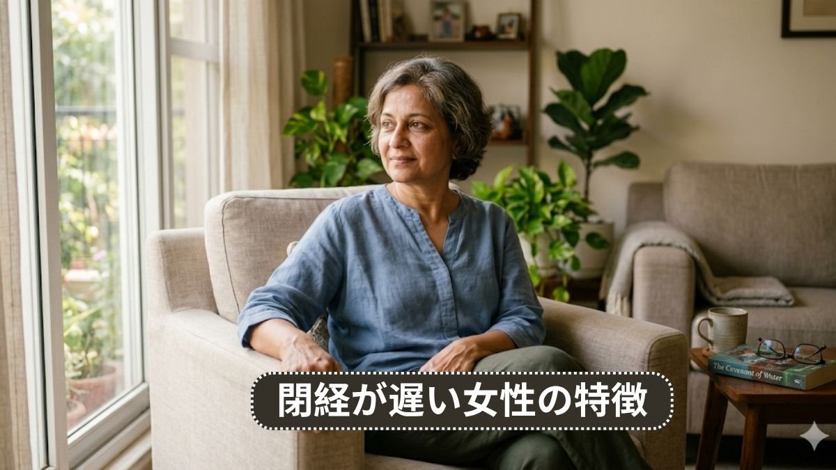 閉経が遅い女性の特徴