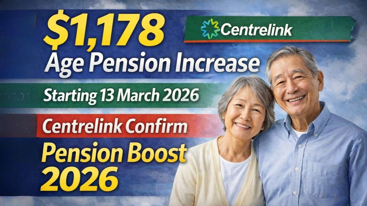$1,178 Age Pension Increase Starting 13 March 2026 - Centrelink Confirm Pension Boost 2026