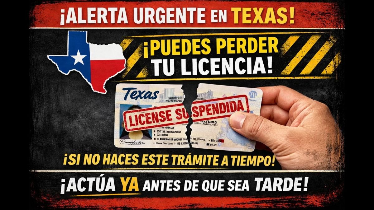 ¡Anuncio urgente en Texas! Podrías perder tu licencia si no haces este trámite a tiempo